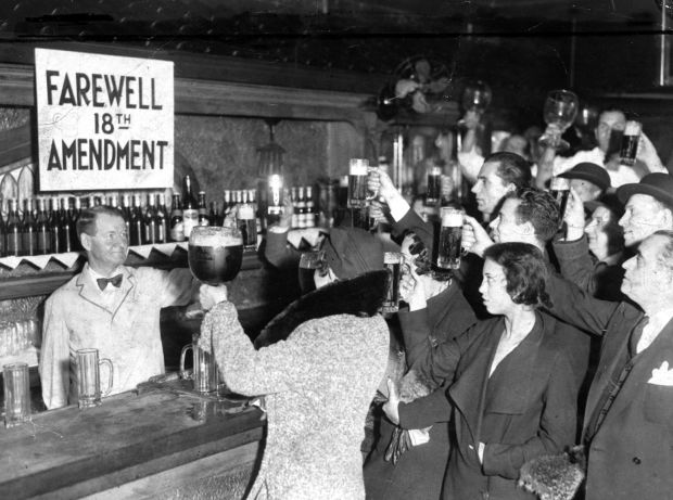 Hoping for the end of Prohibition 1932